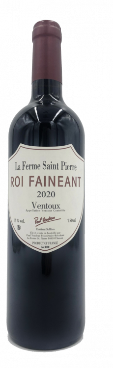 Roi Fainéant La Ferme Saint Pierre Red Organic - 2020