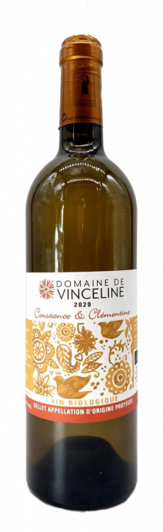 Bellet Domaine Vinceline Clémentine Constance white vermentino organic natural 2020